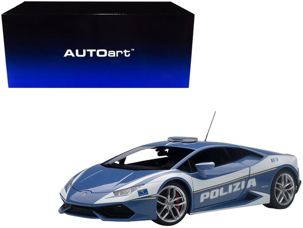 Lamborghini Huracan LP610 Police Car 1/18 Model Car by Autoart - Cheeky MonkeyZ Diecast