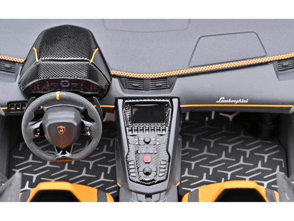 Lamborghini Aventador SVJ Arancio Atlas Pearl Orange 1/18 Model Car by Autoart - Cheeky MonkeyZ Diecast