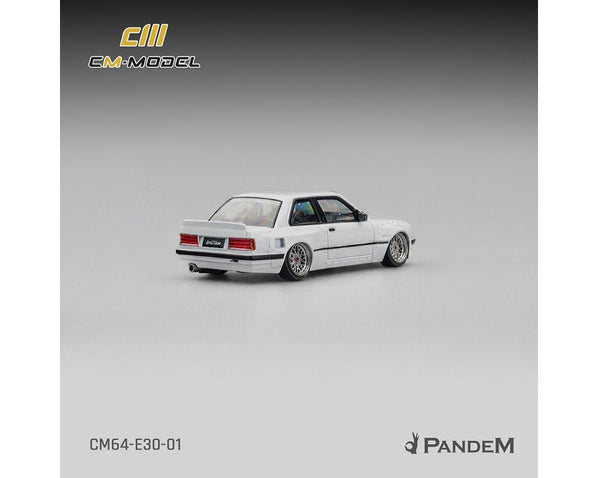 (Preorder) CM Model 1:64 Pandem BMW M3 E30 – Pearl White - Cheeky MonkeyZ Diecast