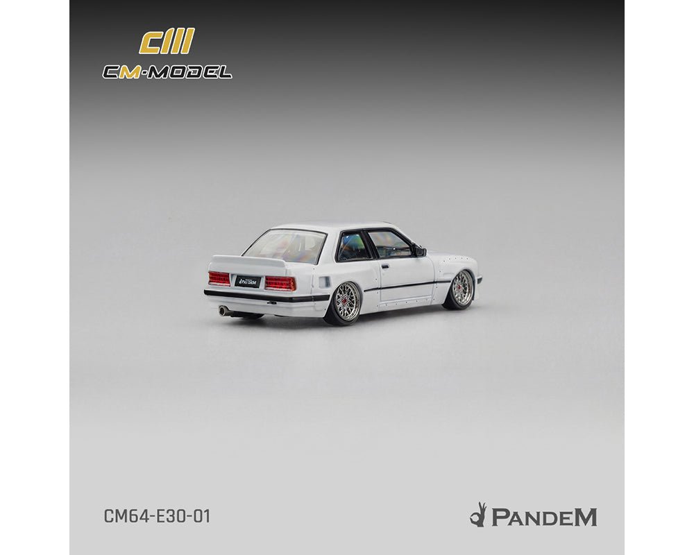 (Preorder) CM Model 1:64 Pandem BMW M3 E30 – Pearl White - Cheeky MonkeyZ Diecast