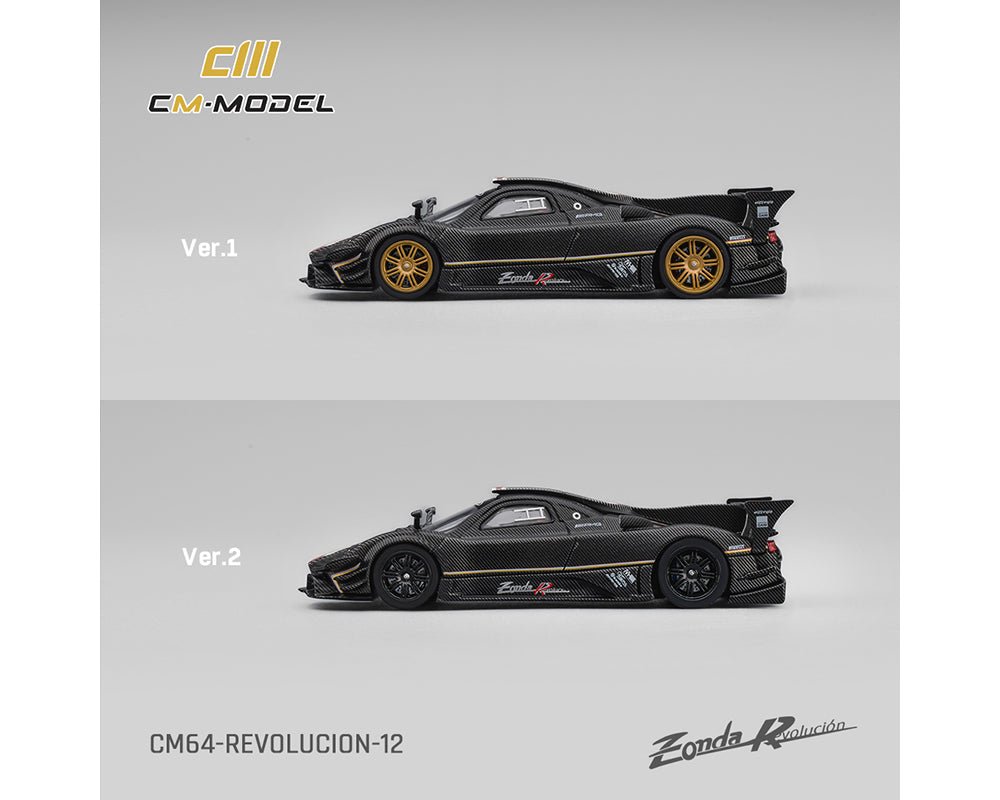 (Preorder) CM Model 1:64 Pagani Zonda Revlucion Drycarbon - Cheeky MonkeyZ Diecast