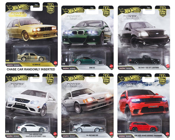 (Preorder) Hot Wheels 1:64 Car Culture 10th Anniversary 2026 R Case – Power Trip Assortment - Cheeky MonkeyZ Diecast
