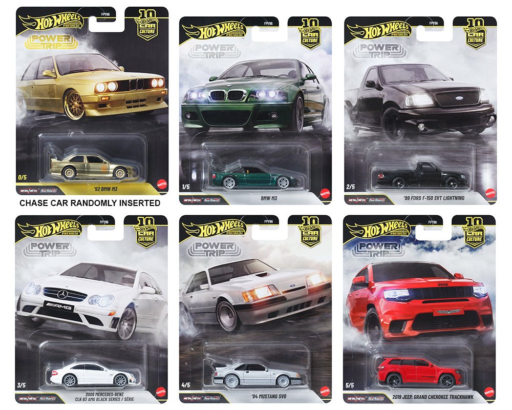 (Preorder) Hot Wheels 1:64 Car Culture 10th Anniversary 2026 R Case – Power Trip Assortment - Cheeky MonkeyZ Diecast