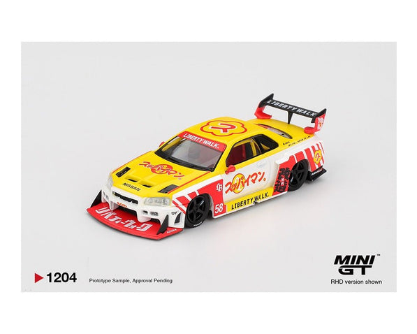 (Preorder) Mini GT 1:64 Nissan LB - ER34 Super Silhouette SKYLINE - Cheeky MonkeyZ Diecast