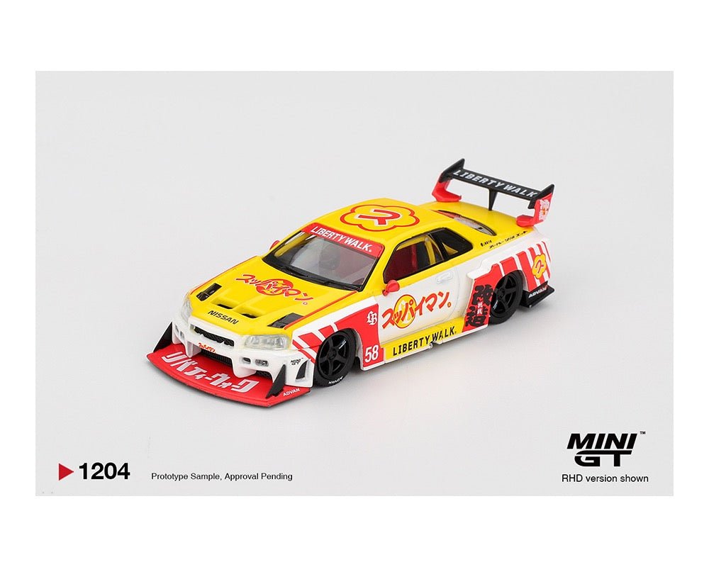 (Preorder) Mini GT 1:64 Nissan LB - ER34 Super Silhouette SKYLINE - Cheeky MonkeyZ Diecast