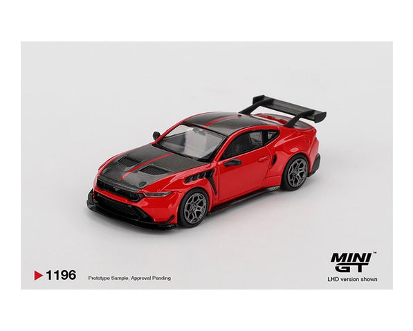(Preorder) Mini GT 1:64 Ford Mustang GTD – Race Red - Cheeky MonkeyZ Diecast
