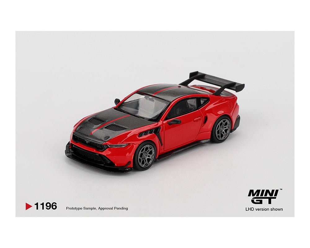 (Preorder) Mini GT 1:64 Ford Mustang GTD – Race Red - Cheeky MonkeyZ Diecast