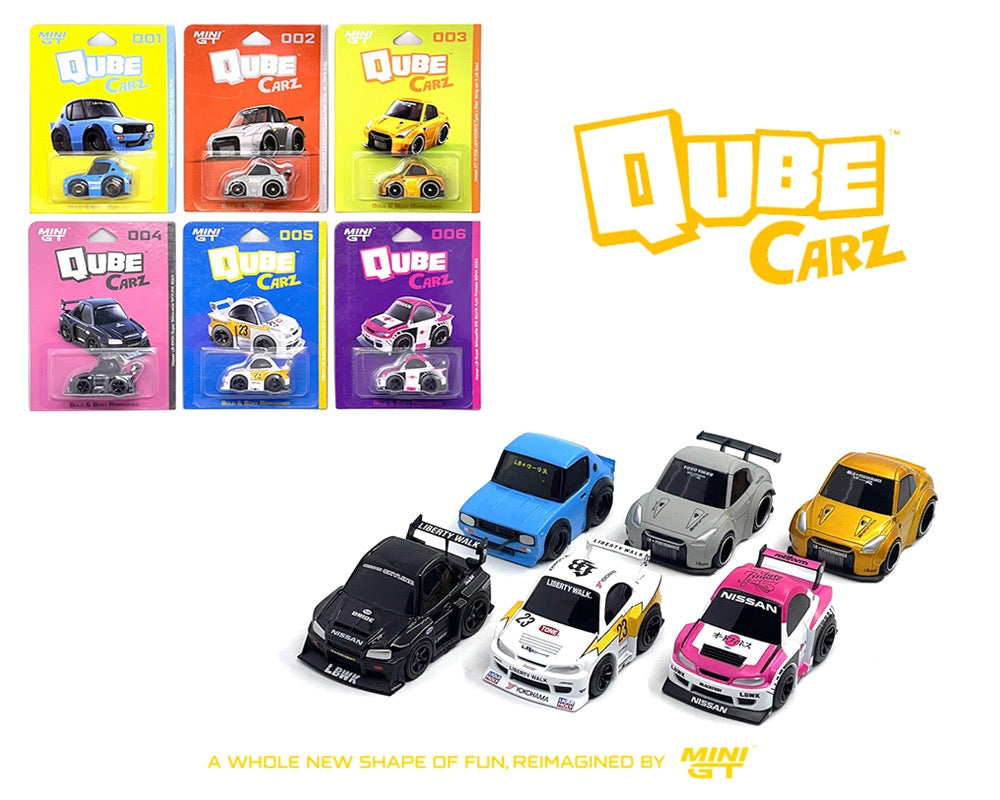 Mini GT QubeCarz Series 1 Liberty Walk- Full Set Of 6