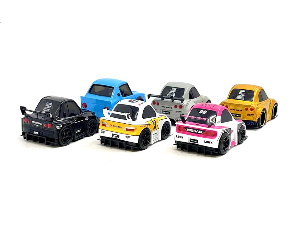 Mini GT QubeCarz Series 1 Liberty Walk- Full Set Of 6