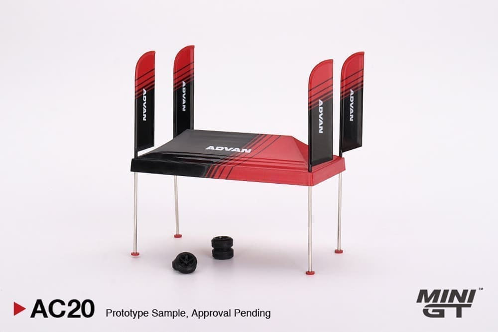 Mini GT 1:64 Paddock Service Tent Set ADVAN (AC20)