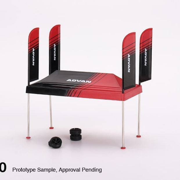 Mini GT 1:64 Paddock Service Tent Set ADVAN (AC20)
