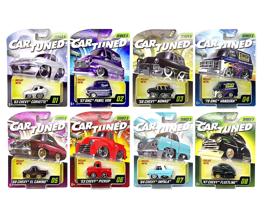 CarTuned Series 5 (2025) Complete Set Of 8