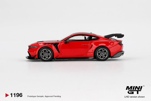 (Preorder) Mini GT 1:64 Ford Mustang GTD – Race Red - Cheeky MonkeyZ Diecast