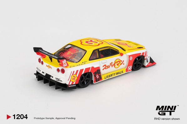 (Preorder) Mini GT 1:64 Nissan LB - ER34 Super Silhouette SKYLINE - Cheeky MonkeyZ Diecast