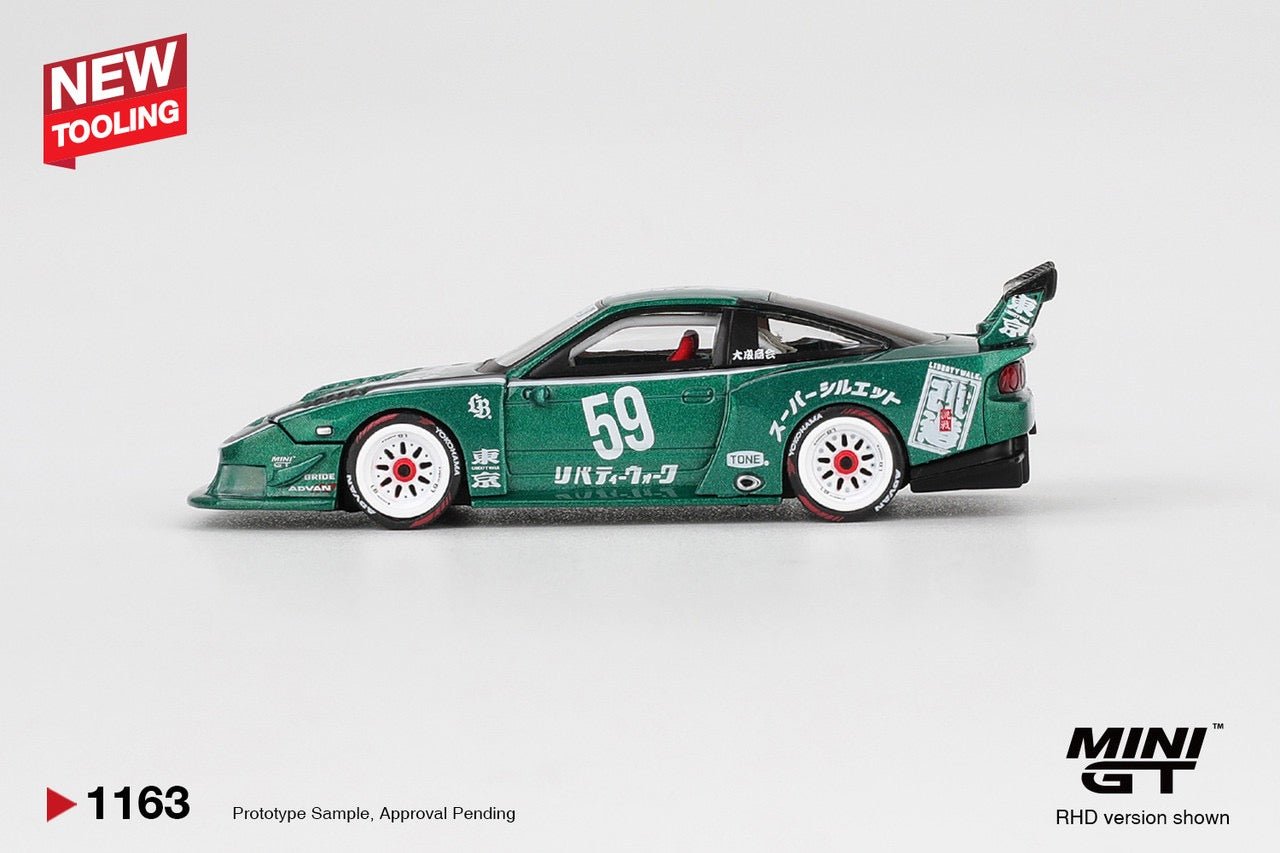 (Preorder) Mini GT 1:64 Nissan LB - Super Silhouette 180SX 2026 TAS – Green – NEW TOOLING! - Cheeky MonkeyZ Diecast