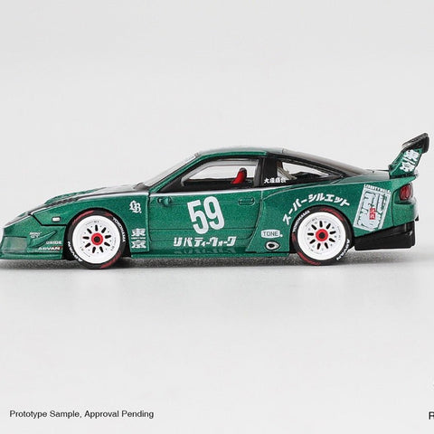 (Preorder) Mini GT 1:64 Nissan LB - Super Silhouette 180SX 2026 TAS – Green – NEW TOOLING! - Cheeky MonkeyZ Diecast