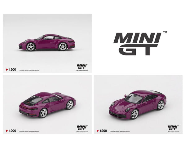 (Preorder) Mini GT 1:64 Porsche 911 (992.1) Rubystone Red Set of 4 – Special Edition - Cheeky MonkeyZ Diecast