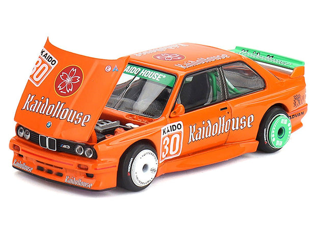 BMW M3 "KaidoHaus V1" 30 Orange (Designed by Jun Imai) "Kaido House" Special 1/64 Diecast Model Car by Mini GT - Cheeky MonkeyZ Diecast