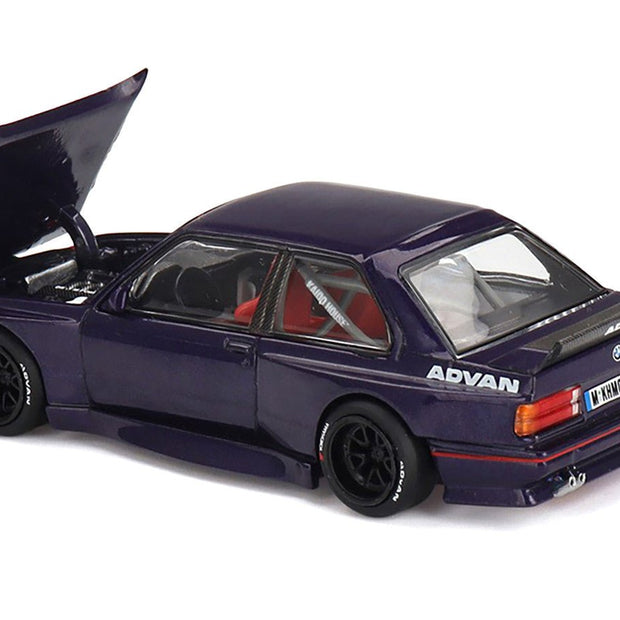 BMW M3 "Kaido GT V2" Purple Metallic (Designed by Jun Imai) "Kaido House" Special 1/64 Diecast Model Car by Mini GT - Cheeky MonkeyZ Diecast