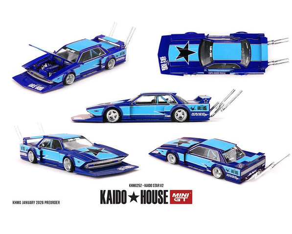 (Preorder) Kaido House x Mini GT 1:64 KAIDO STAR V2 - Cheeky MonkeyZ Diecast