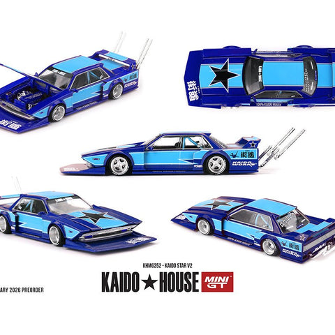 (Preorder) Kaido House x Mini GT 1:64 KAIDO STAR V2 - Cheeky MonkeyZ Diecast