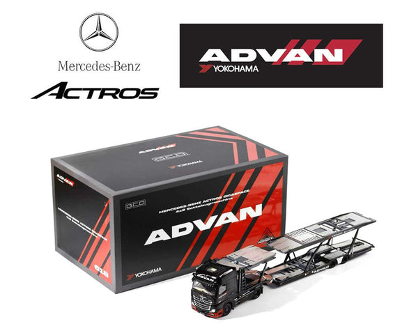 (Preorder) GCD 1:64 Mercedes - Benz AMG Actros Auto ADVAN Yokohama Transporter - Cheeky MonkeyZ Diecast
