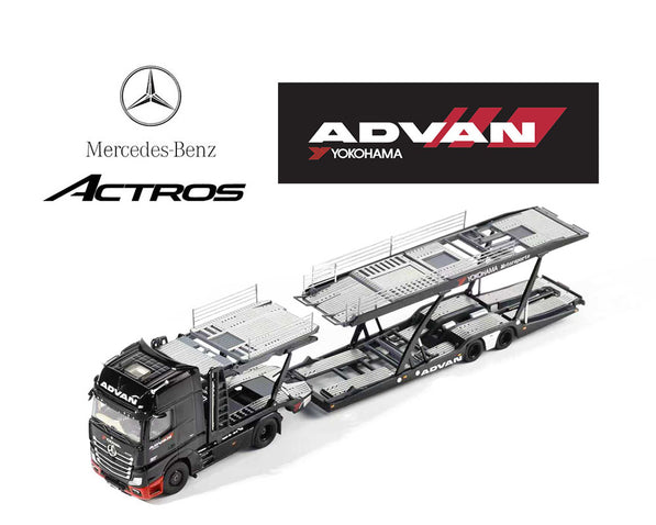 (Preorder) GCD 1:64 Mercedes - Benz AMG Actros Auto ADVAN Yokohama Transporter - Cheeky MonkeyZ Diecast