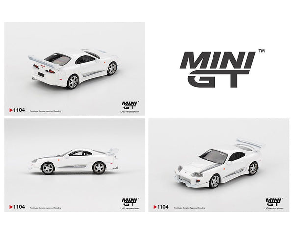 (Preorder) Mini GT 1:64 Toyota Supra VeilSide Combat V - I – White - Cheeky MonkeyZ Diecast