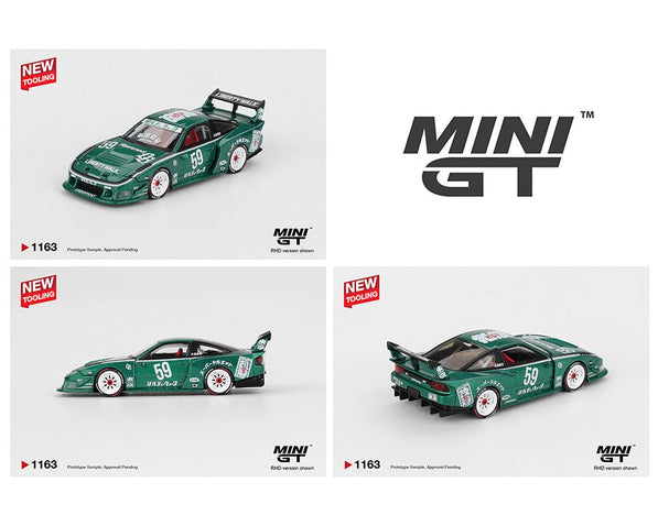 (Preorder) Mini GT 1:64 Nissan LB - Super Silhouette 180SX 2026 TAS – Green – NEW TOOLING! - Cheeky MonkeyZ Diecast