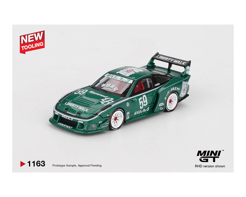 (Preorder) Mini GT 1:64 Nissan LB - Super Silhouette 180SX 2026 TAS – Green – NEW TOOLING! - Cheeky MonkeyZ Diecast