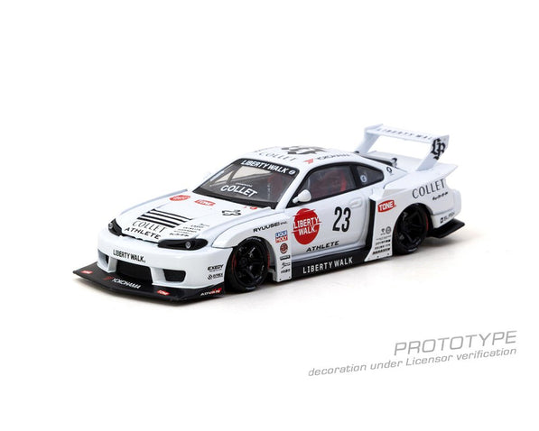 (Preorder) Tarmac Works 1:43 LB - Super Silhouette Nissan SILVIA (S15) Drift 2025 - Cheeky MonkeyZ Diecast