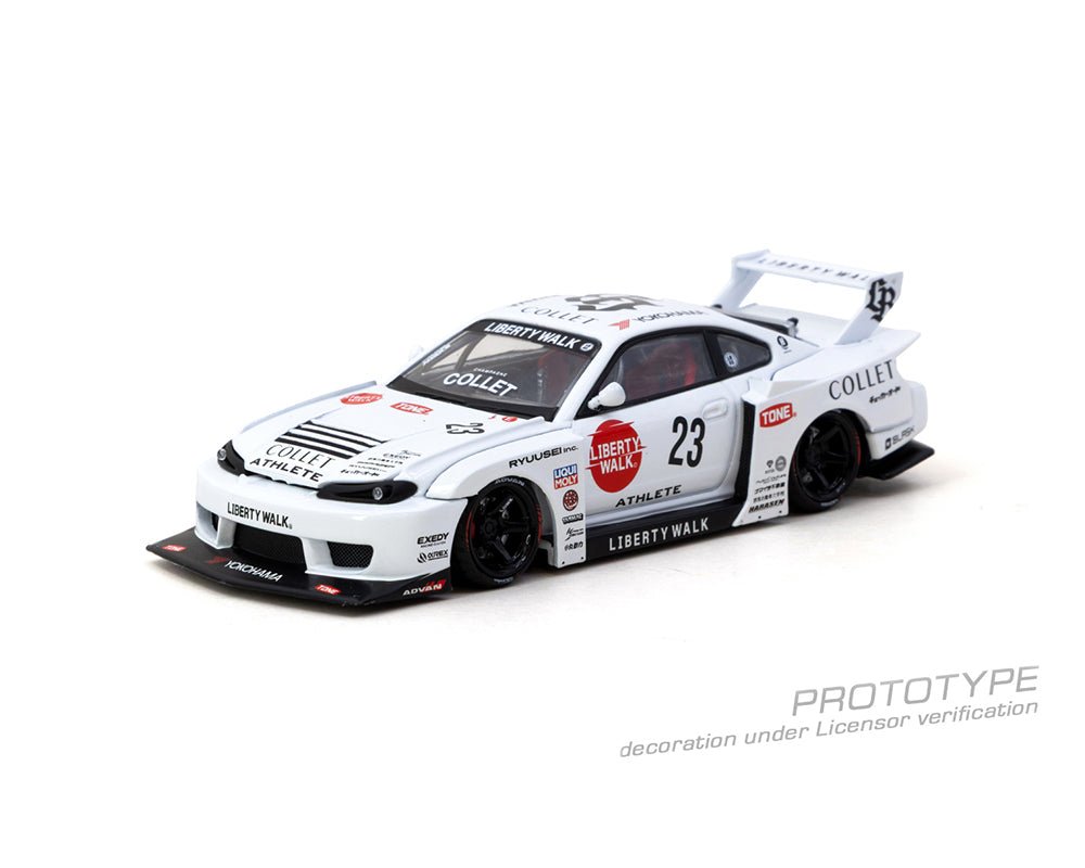 (Preorder) Tarmac Works 1:43 LB - Super Silhouette Nissan SILVIA (S15) Drift 2025 - Cheeky MonkeyZ Diecast