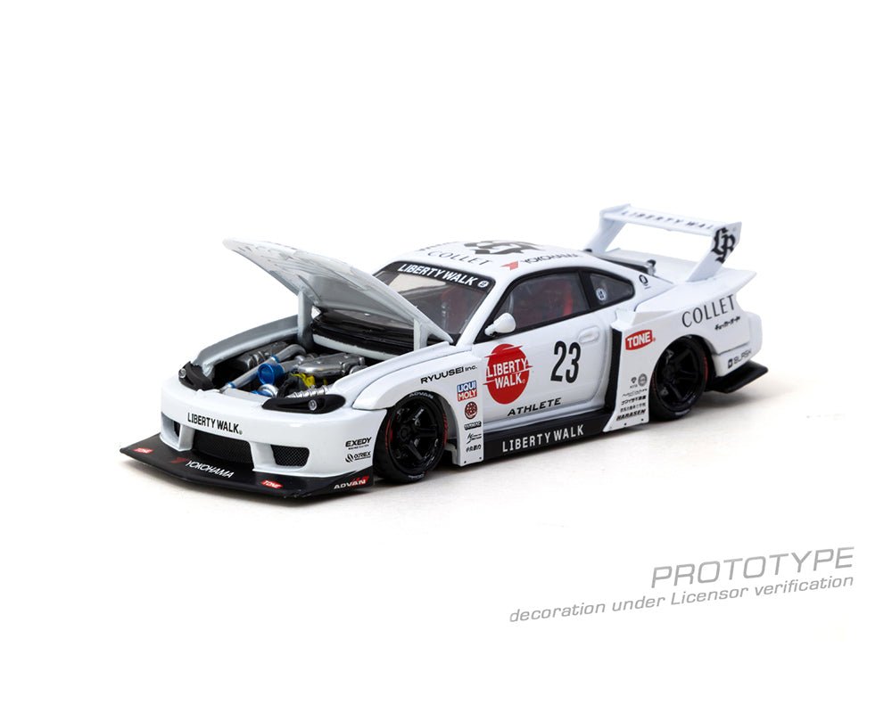(Preorder) Tarmac Works 1:43 LB - Super Silhouette Nissan SILVIA (S15) Drift 2025 - Cheeky MonkeyZ Diecast