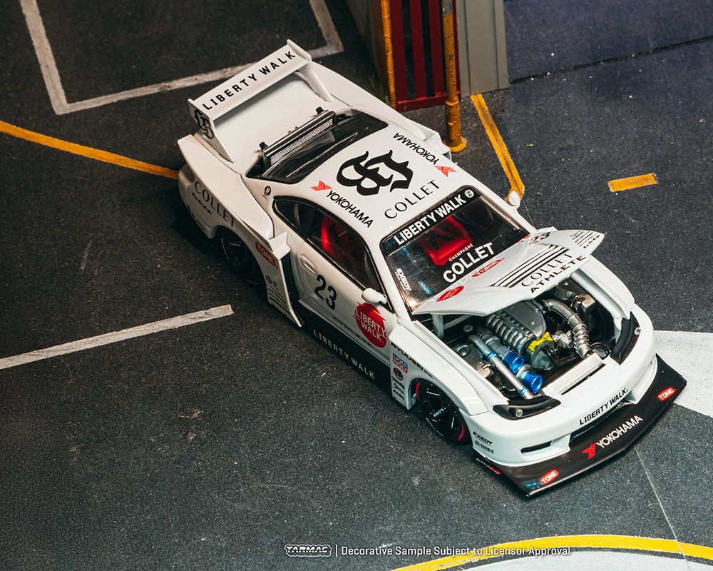 (Preorder) Tarmac Works 1:43 LB - Super Silhouette Nissan SILVIA (S15) Drift 2025 - Cheeky MonkeyZ Diecast