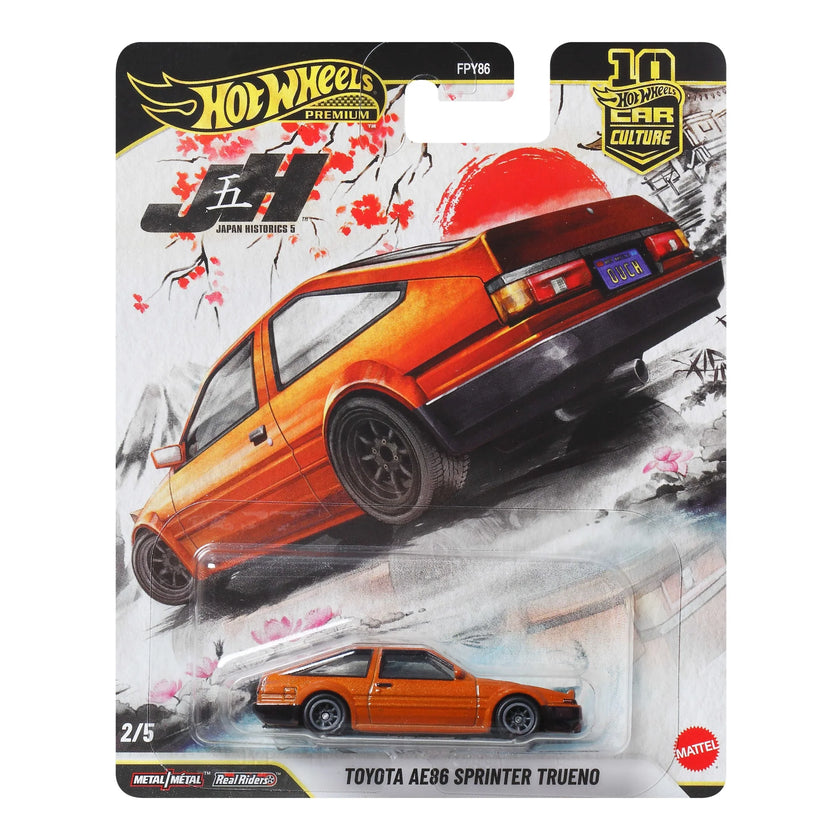 Hot Wheels Premium Car Culture Toyota AE86 Sprinter Trueno - Cheeky MonkeyZ Diecast